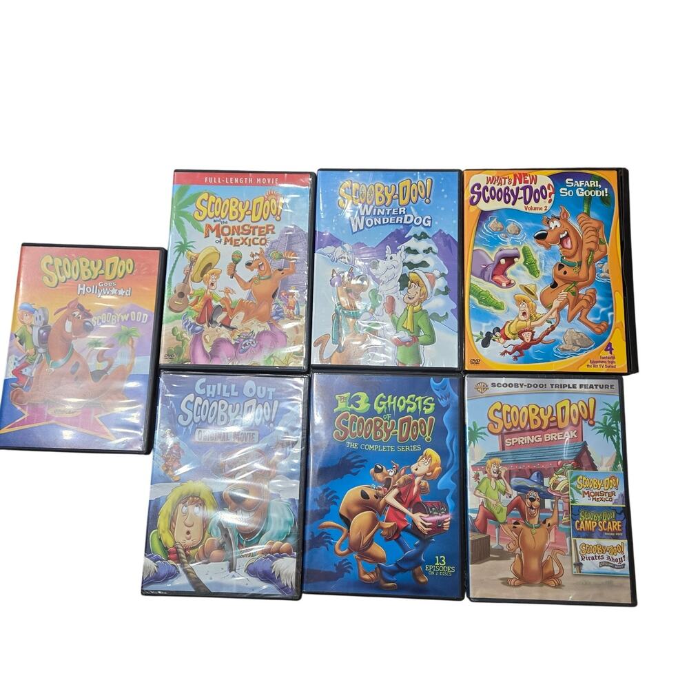 RARE SCOOBY-DOO DVD COLLECTION FOR SALE! 7 DVDs 2 new sealed